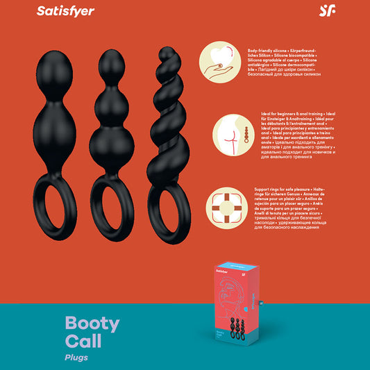 Satisfyer Booty Call -  Butt Plugs - Set of 3