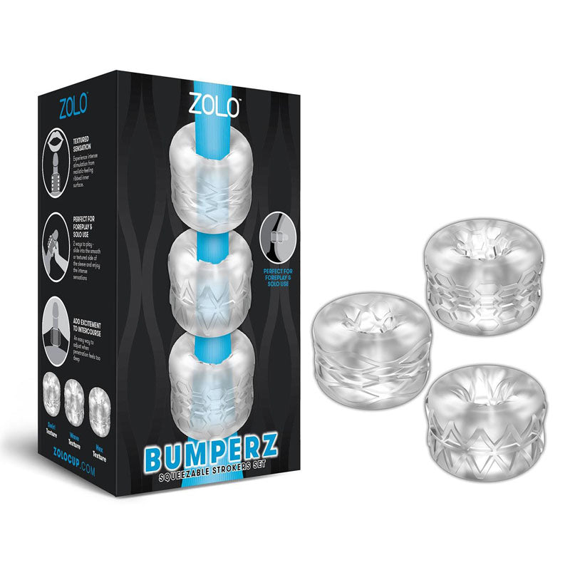 Zolo Bumperz - Mini Blowjob Stroker Set