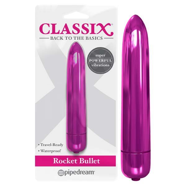 Classix Rocket Bullet - Metallic 8.9 cm Bullet - Pleasure Den
