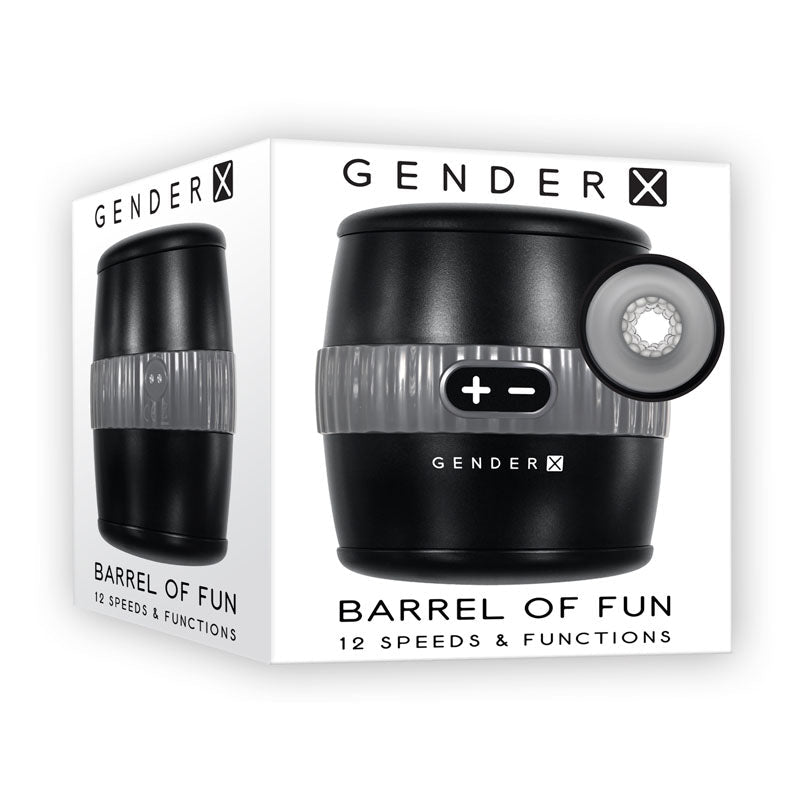 Gender X BARREL OF FUN - USB Rechargeable Stroker - Pleasure Den