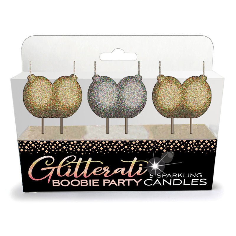 Glitterati - Boobie Candle Set - Novelty Candles - Set of 3 - Pleasure Den