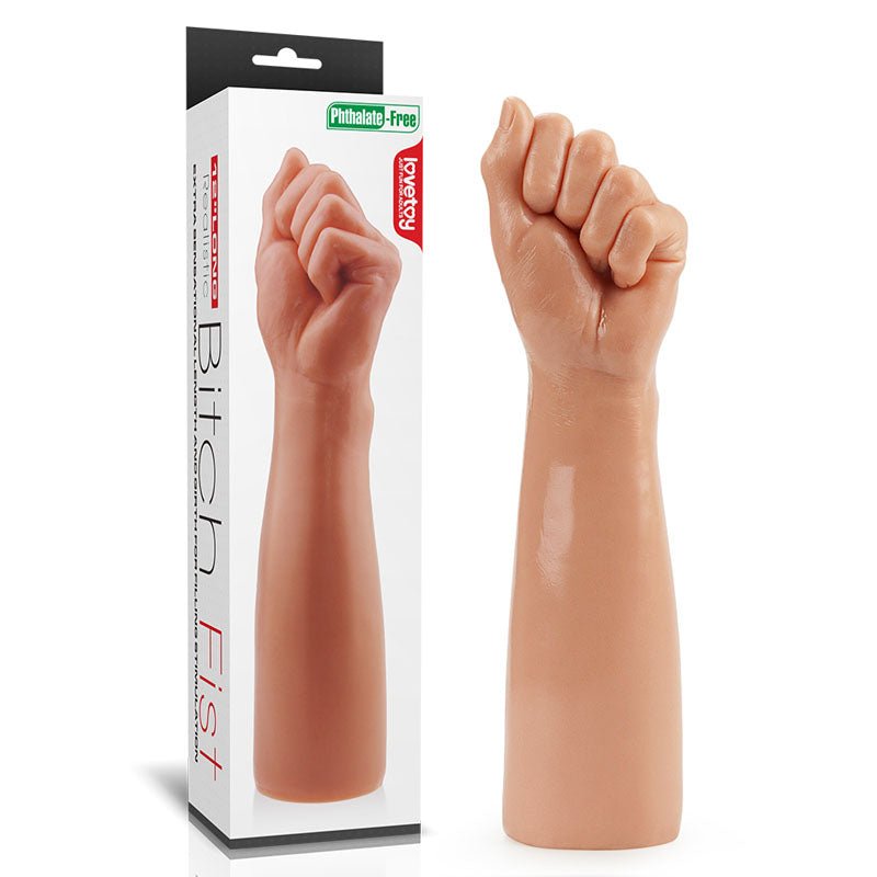 King Sized 12'' Realistic Bitch Fist - 30.5 cm Fist Dildo - Pleasure Den