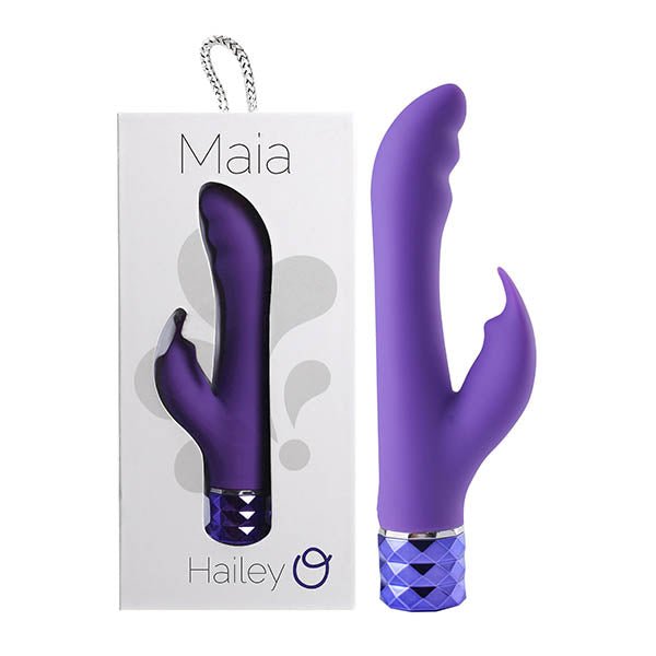 Maia Hailey - 15.2 cm USB Rechargeable Rabbit Vibrator - Pleasure Den