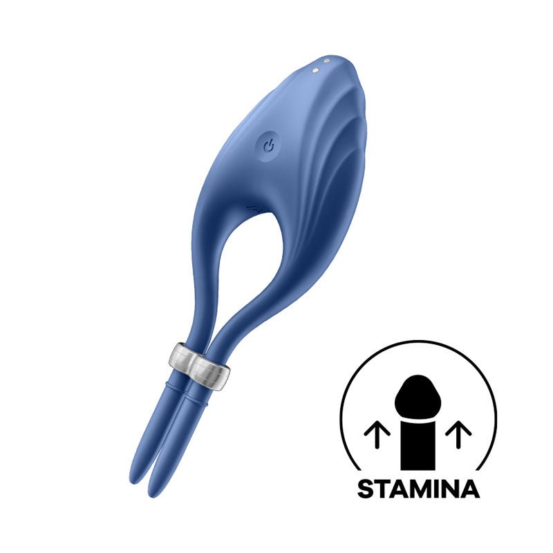 Satisfyer Duelist - Vibrating Adjustable Lasso Cock Ring - Pleasure Den