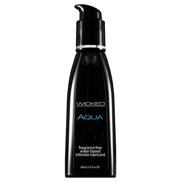 Wicked Aqua - Water Based Lubricant - 60 ml (2 oz) Bottle - Pleasure Den