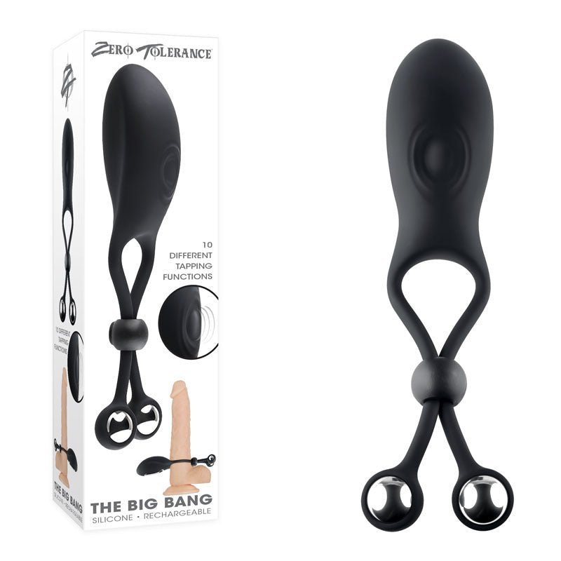 Zero Tolerance THE BIG BANG - USB Rechargeable Vibrating Lasso Cock Ring - Pleasure Den