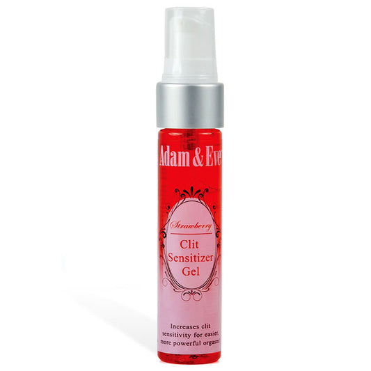 Adam & Eve Clit Sensitiser Gel - Strawberry Flavoured Female Enhancer - 29 ml Bottle