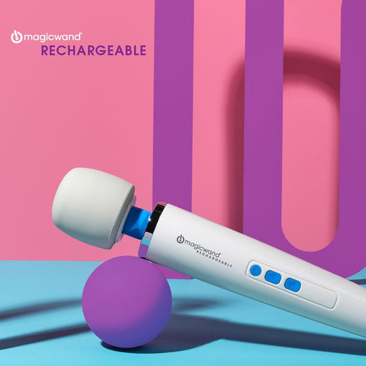 3-In-1 Magic Wand Rechargeable Massager + Lube + Heart Candle - Best Value - Pleasure Den