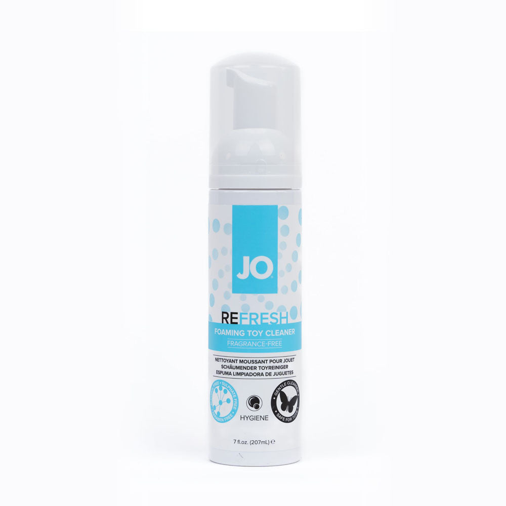 JO Refresh Foaming Toy Cleaner - 207 mL - Foaming Toy Cleaner - 207 ml Bottle