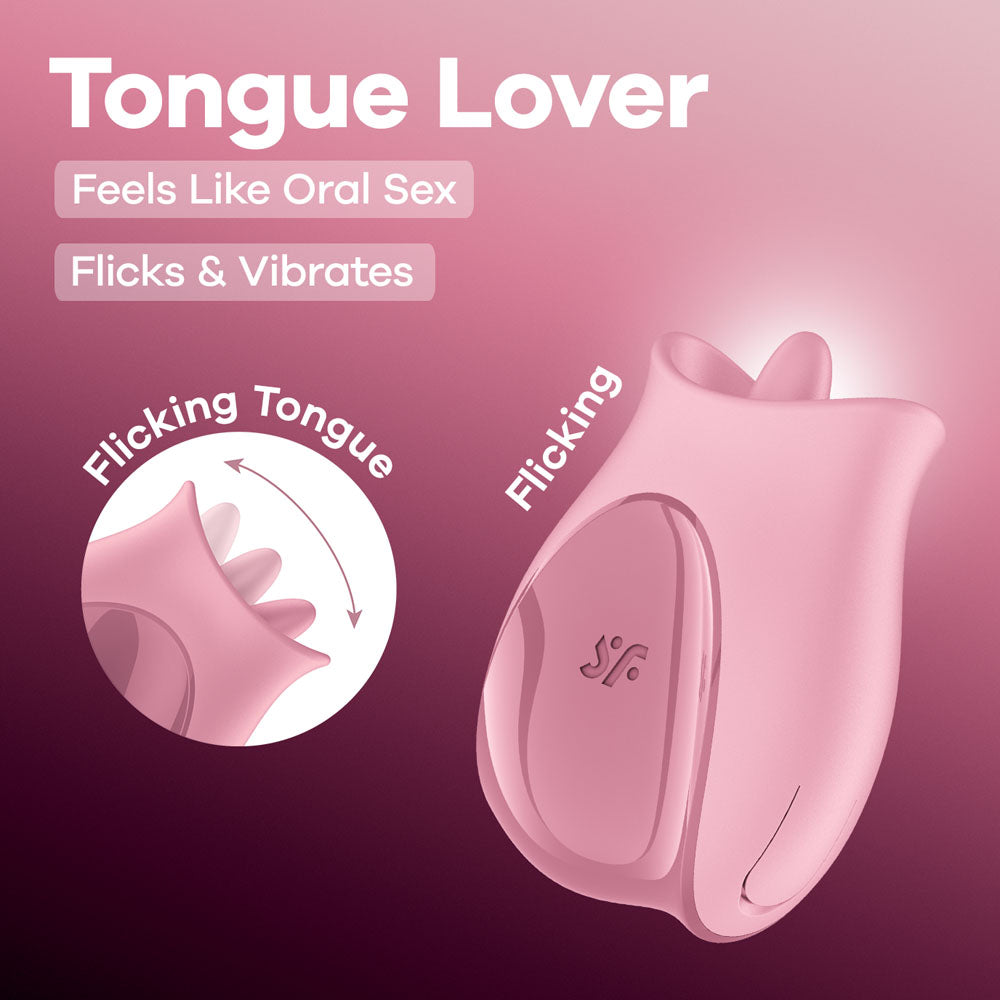 Satisfyer Tongue Lover -  USB Rechargeable Flicking Stimulator
