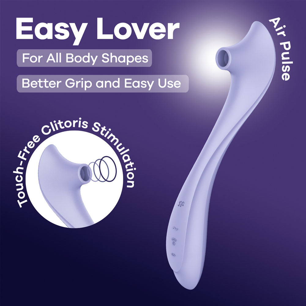 Satisfyer Easy Lover - Purple - USB-C Rechargeable Air Pulse Clitoral Stimulator