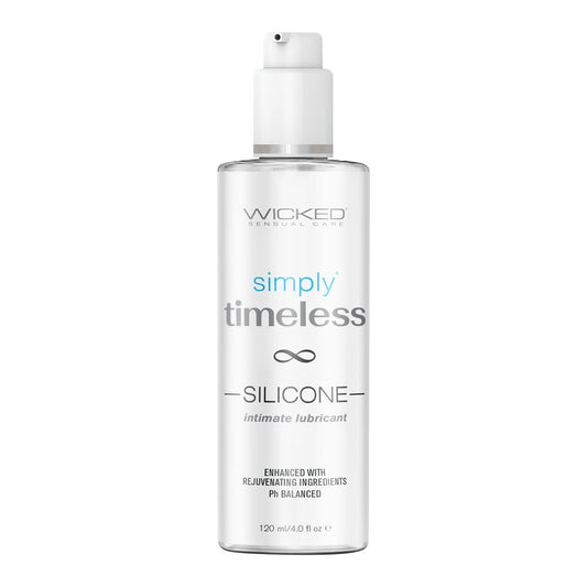 Wicked Simply Timeless Silicone - Silicone Based Lubricant - 120 ml (4 oz) Bottle