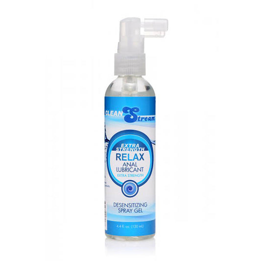 CleanStream Relax Extra Strength Anal Lubricant - Desensitising Anal Gel - 130 ml Bottle