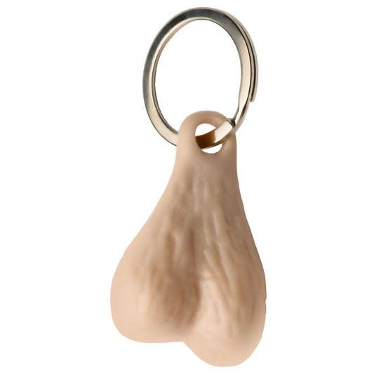 Big Ballers Nuts Keychain - Light - Novelty Keychain