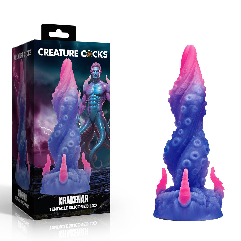 Creature Cocks Krakenar - /Pink 19.8 cm Silicone Tentacle Fantasy Dildo