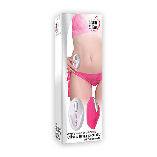 Adam & Eve Eve's Rechargeable Vibrating Panty With Remote -  Vibrating Panty with Remote Control