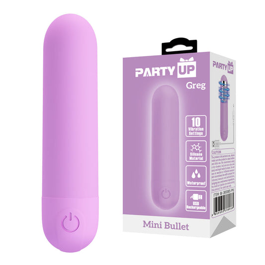Party Up GREG Mini Bullet -  -  8 cm USB Rechargeable Bullet