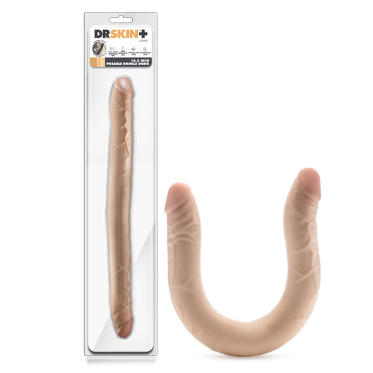 Dr. Skin Plus 16.5'' Posable Double Dong -  42 cm Double Dong