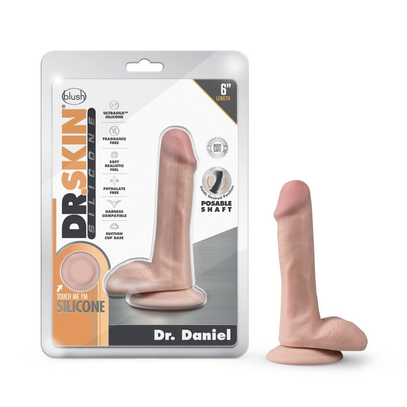 Dr. Skin Silicone Dr. Daniel -  15.2 cm Dong