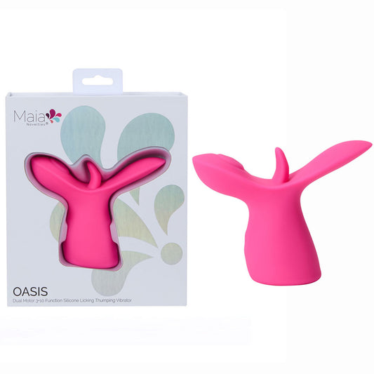 Maia OASIS -  -  USB Rechargeable Dual Motor Licking & Thumping Stimulator