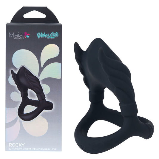 Maia ROCKY -  -  USB Rechargeable Vibrating Cock & Balls Ring