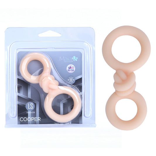 Maia COOPER - Vanilla -  Cock & Balls Rings