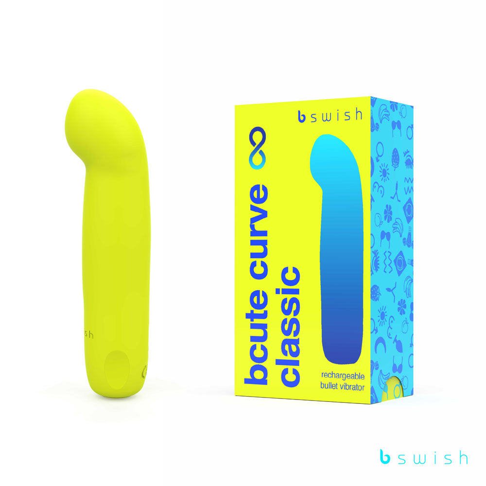 Bcute Curve Infinite Classic - Citrus  -  10 cm USB Rechargeable Vibrator