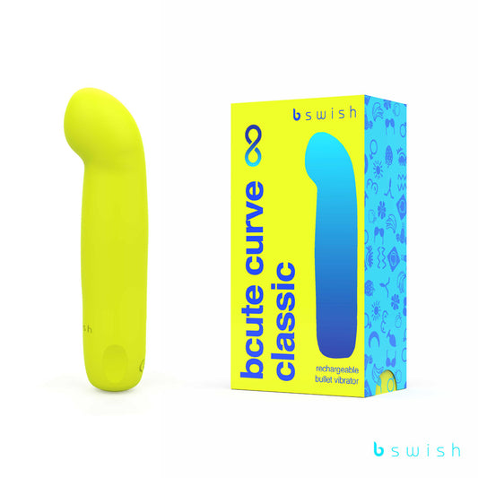 Bcute Curve Infinite Classic - Citrus  -  10 cm USB Rechargeable Vibrator