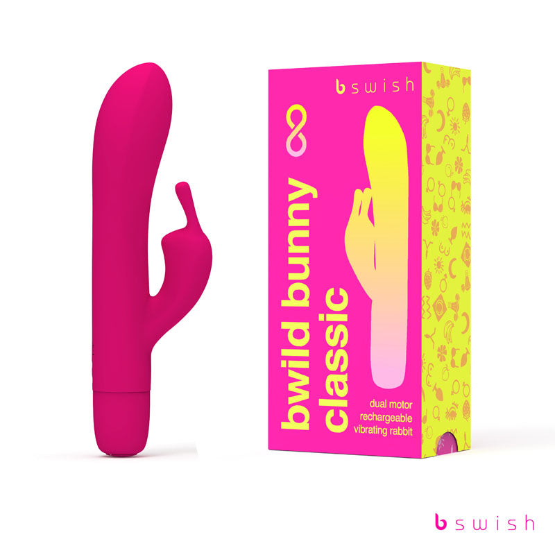 Bwild Classic Bunny Infinite - Sunset  - Sunset  15.2 cm USB Rechargeable Rabbit Vibrator