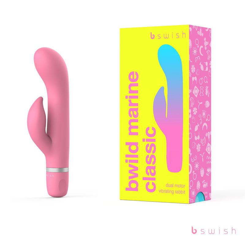 Bwild Classic Marine - Guava - Guava  15.2 cm Rabbit Vibrator