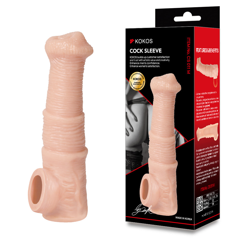 Kokos Cock Sleeve 011 -  Penis Extension Sleeve - Medium Size