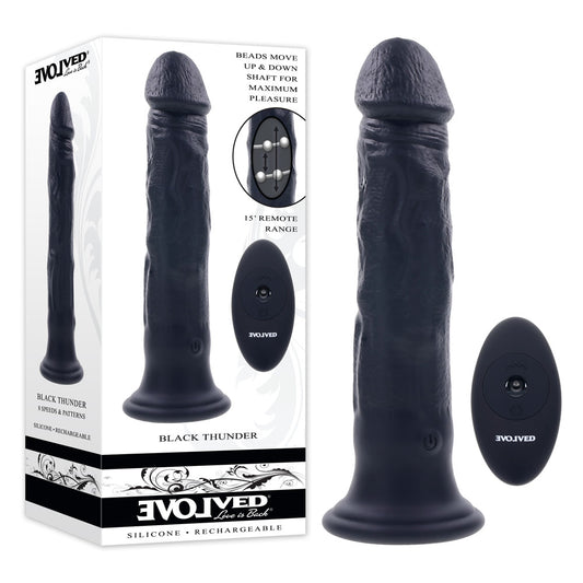 Evolved  THUNDER -  25 cm USB Rechargeable Vibrator