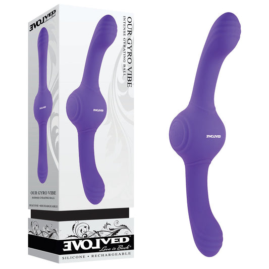 Evolved OUR GYRO VIBE -  29.5 cm USB Rechargeable Super Double Vibrator