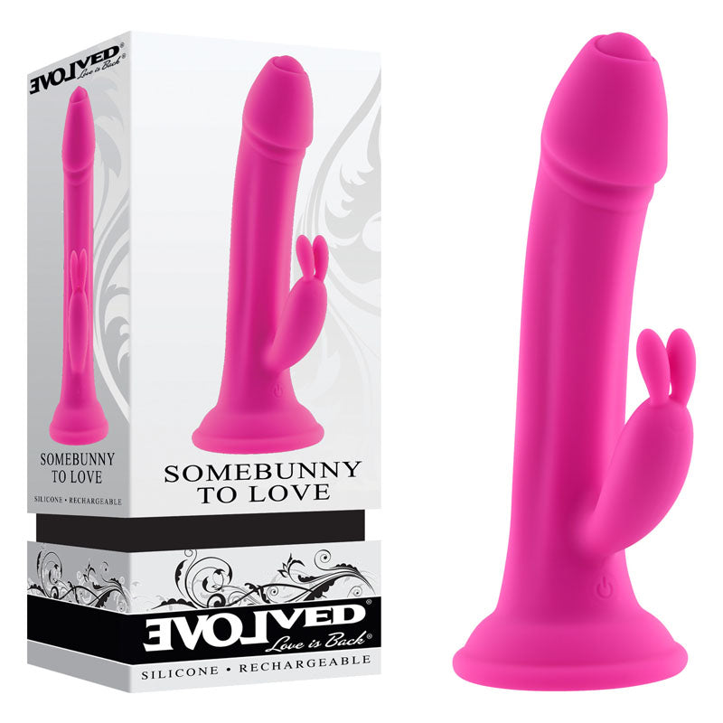 Evolved SOMEBUNNY TO LOVE -  19.7 cm USB Rechargeable Rabbit Vibrator