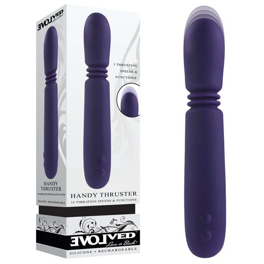 Evolved HANDY THRUSTER -  20.3 cm USB Rechargeable Thrusting Vibrator