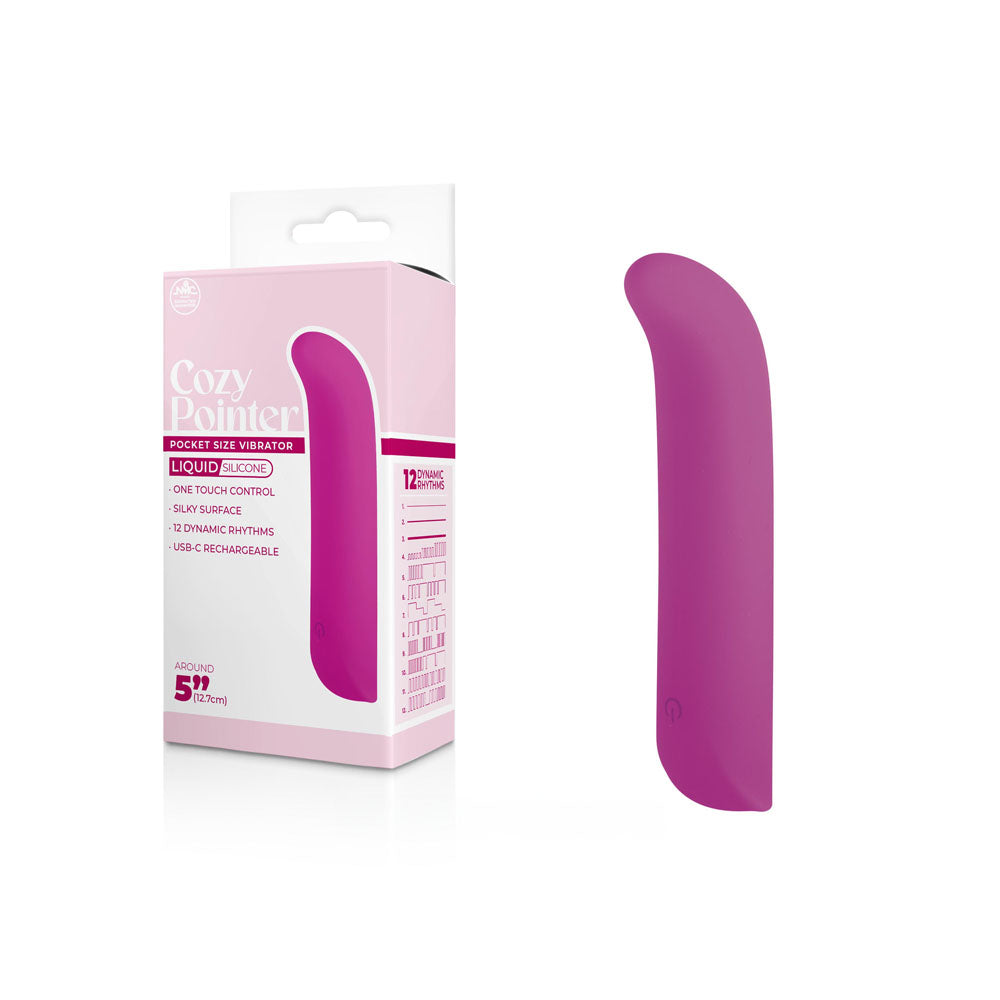 Cozy Pointer -  -  12.7 cm USB Rechargeable Mini Vibrator