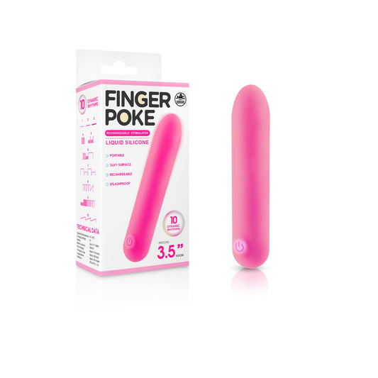 Finger Poke -  -  8.9 cm USB Rechargeable Bullet