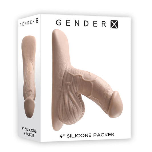 Gender X 4'' SILICONE PACKER LIGHT -  10 cm Packer