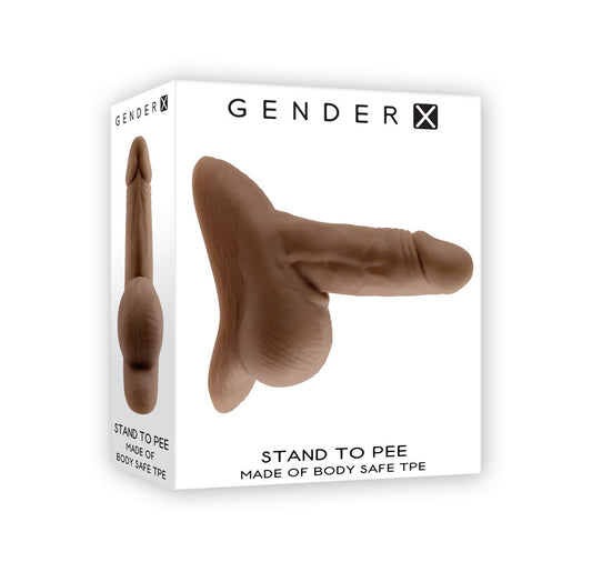Gender X STAND TO PEE - Dark -  Realistic Stand-To-Pee Funnel