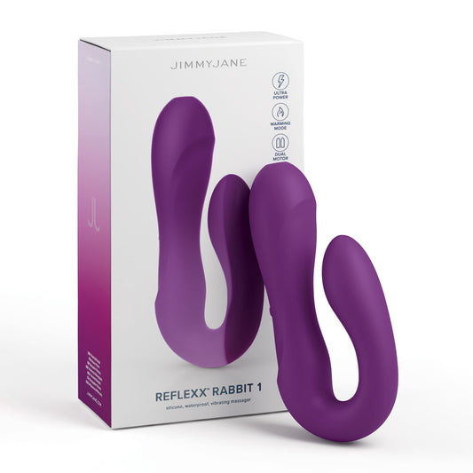 JimmyJane Reflexx Rabbit 1 -  USB Rechargeable Dual Vibrator