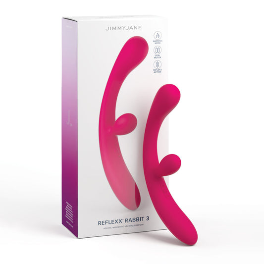 JimmyJane Reflexx Rabbit 3 -  23 cm USB Rechargeable Vibrator