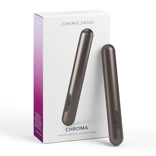 JimmyJane Chroma - Space Grey - Grey 14 cm USB Rechargeable Bullet