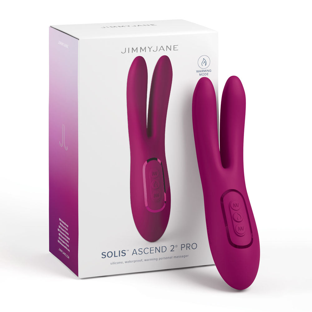 JimmyJane Solis Ascend 2 PRO -  16 cm USB Rechargeable Dual Tip Stimulator