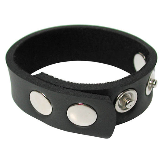 KinkLab 5-Snap Neoprene Cock Ring -  Adjustable Cock Ring