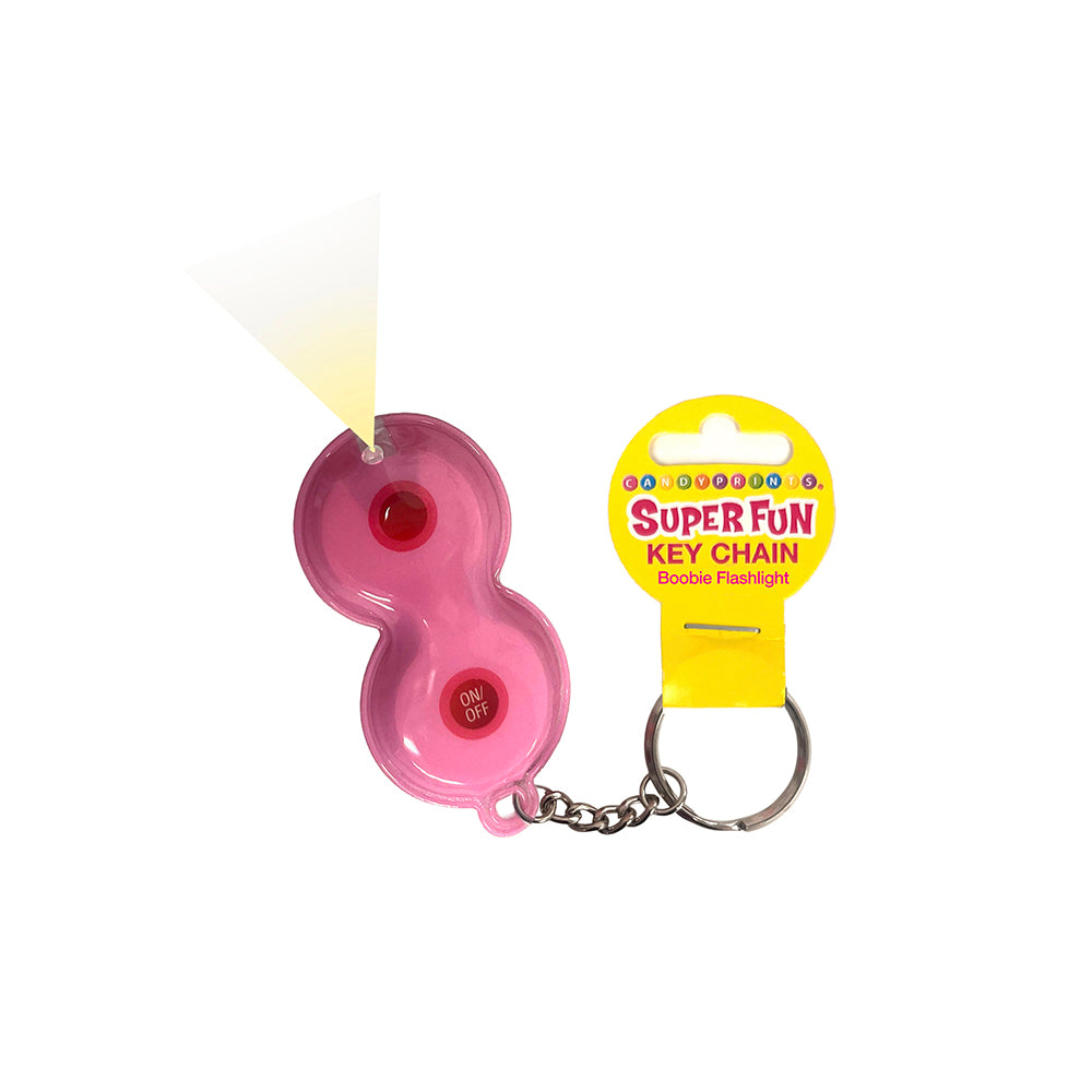 Super Fun Key Chain - Boobie Flashlight -  Novelty Keychain