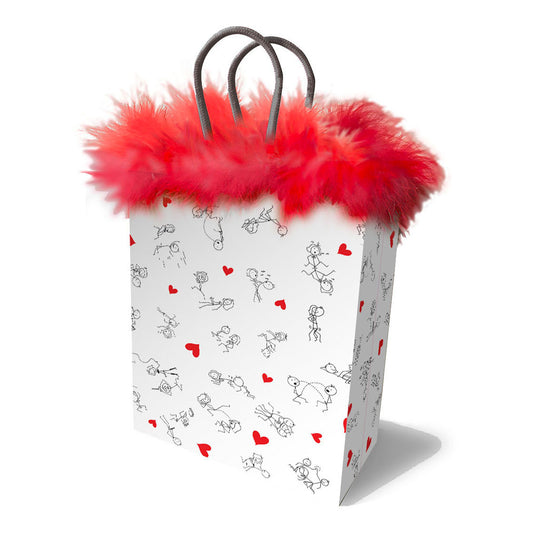 Naughty Stick Figures Gift Bag - Novelty Gift Bag