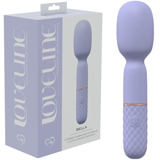 LOVELINE Bella - Lavender - Lavender 14 cm USB Rechargeable Massage Wand