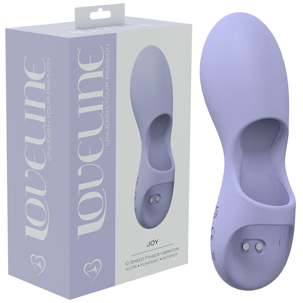 LOVELINE Joy - Lavender - Lavender USB Rechargeable Finger Stimulator