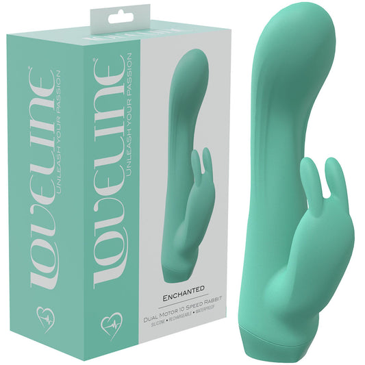 LOVELINE Enchanted -  13.5 cm USB Rechargeable Rabbit Vibrator