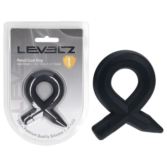 LEVELZ Pencil Liquid Silicone Cock Ring -  Cock Ring